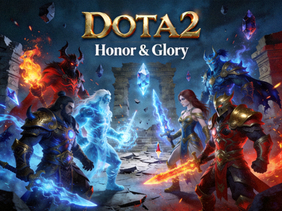 DOTA2游戏封面展示图